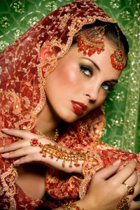 Indian Wedding Bridal Hairstyles Makeup El Cajon CA